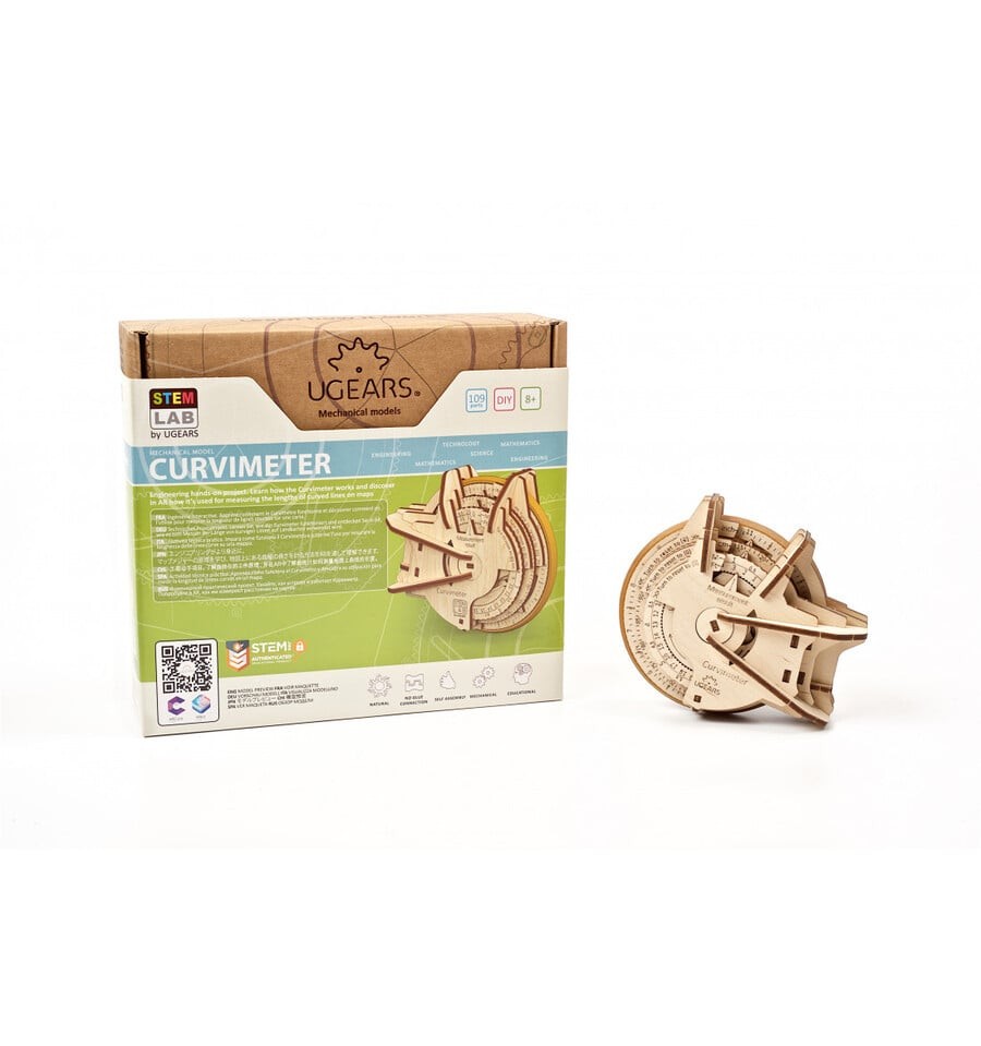 Curvímetro de laboratório STEM, kit de madeira 3D
