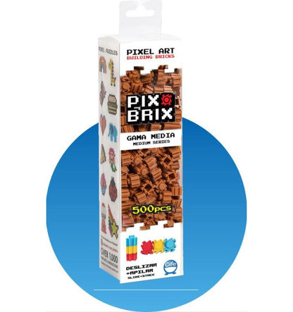 Pix Brix - 500 pieces Brown color