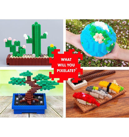 Pix Brix - 500 pieces Brown color