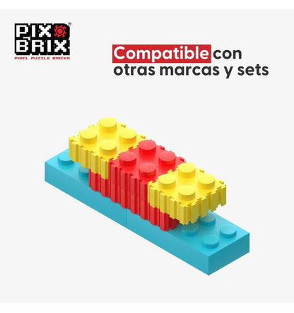 Pix Brix - 500 piezas color Gris