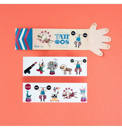 Circus Tattoos, 10 circus decals