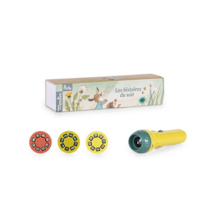 Flashlight-projector stories of Trois Petits Lapins