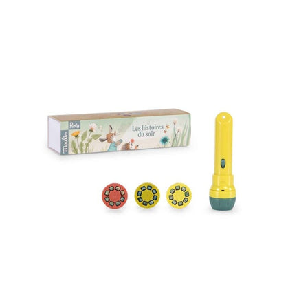 Flashlight-projector stories of Trois Petits Lapins