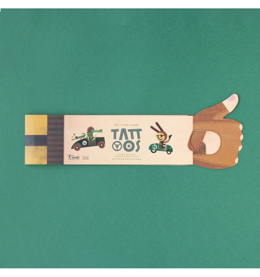 Race Tattoos, 10 motorcycle and car decals