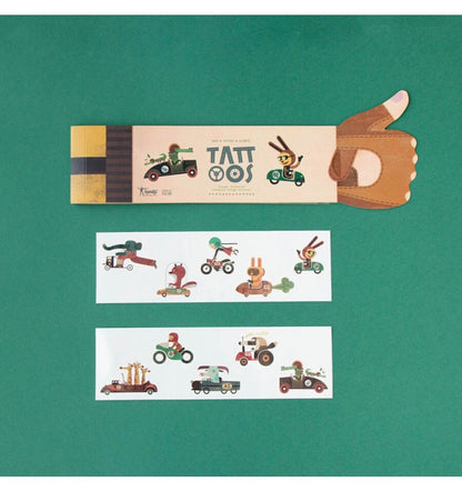 Race Tattoos, 10 motorcycle and car decals