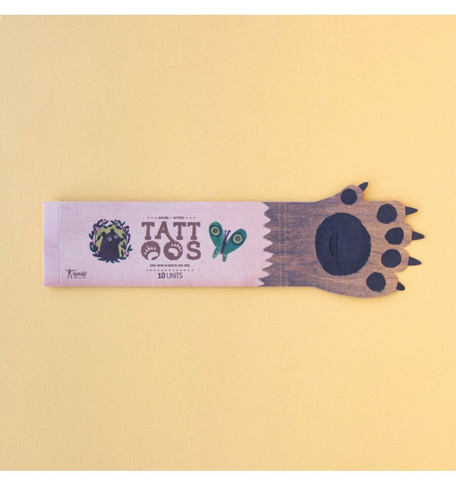 Nature Tattoos, 10 Forest Fauna and Flora Decals