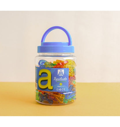 Topiludo: Letras Minúsculas Translúcidas (78 peças)