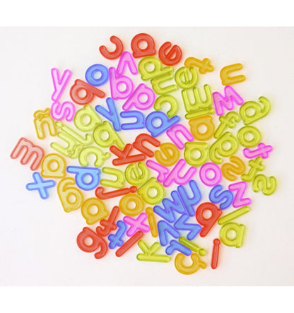 Topiludo: Letras Minúsculas Translúcidas (78 peças)