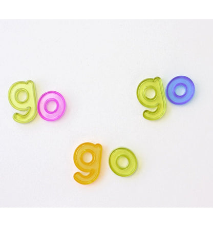 Topiludo: Letras Minúsculas Translúcidas (78 peças)