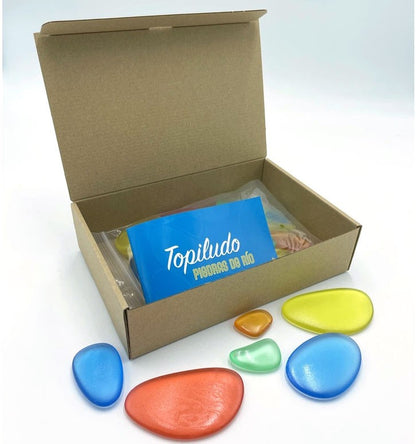 Topiludo: Translucent River Stones (36 pieces)