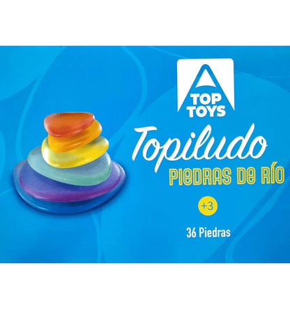 Topiludo: Translucent River Stones (36 pieces)