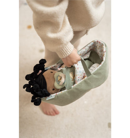 Baby Evi with basket