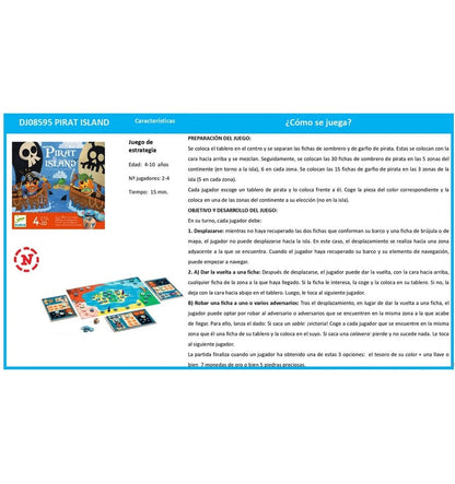 Pirate Island, juego de mesa