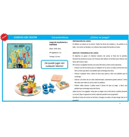 ABC Boom, board game