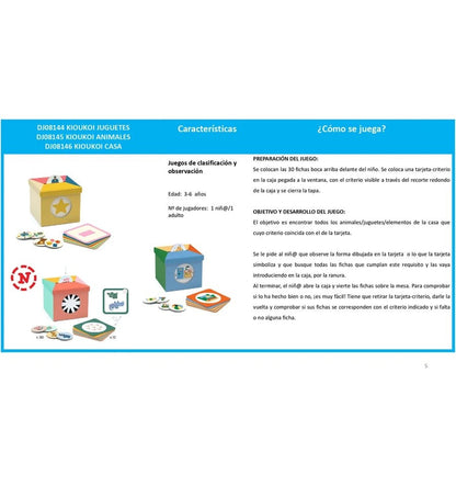 Kioukoi, sorting game - House