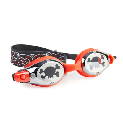 Black Beard Captain Kid Red Swimming Goggles