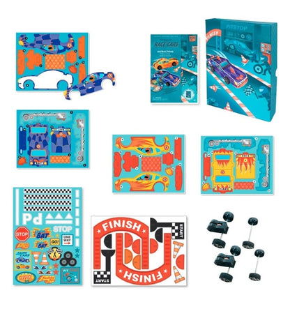 Crie seus próprios carros de corrida retrô com fricção