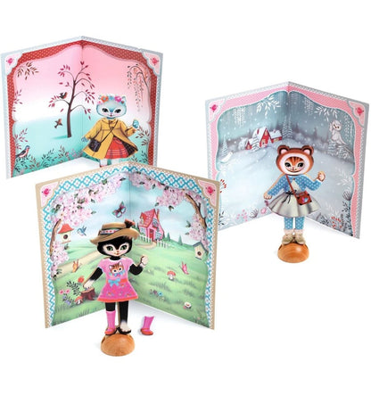 Colagem de camarim pequeno