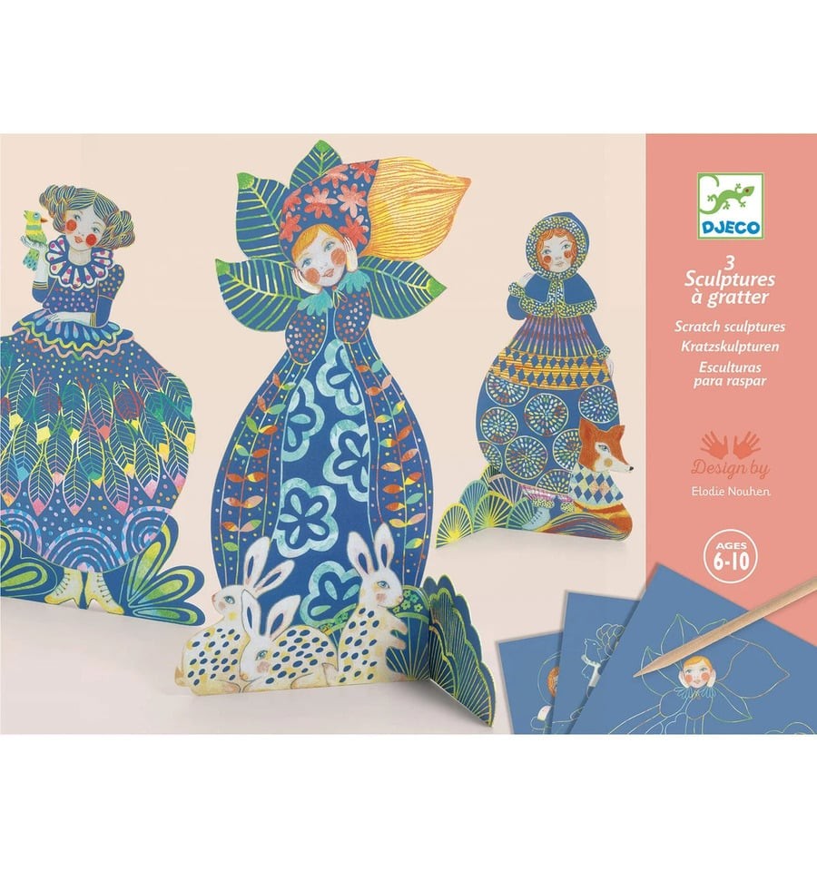 Scratch cards. Pretty dresses.