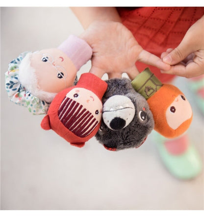 Fantoches de dedo da Chapeuzinho Vermelho