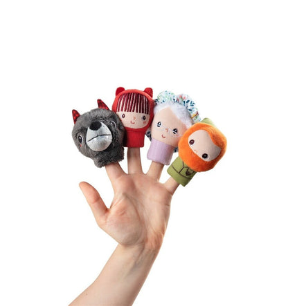 Fantoches de dedo da Chapeuzinho Vermelho