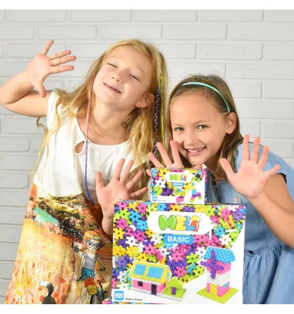 Meli - Bloques Basic Pastel, 150 piezas