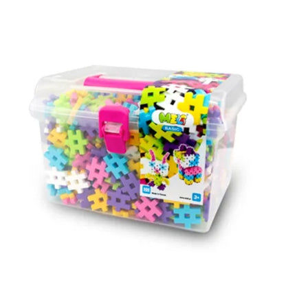 Meli - Bloques Basic Pastel, Travel Box, 500 piezas