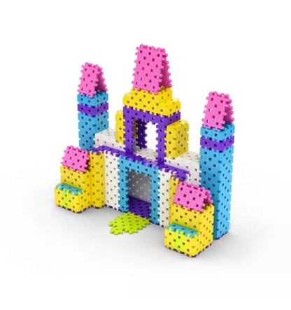 Meli - Bloques Basic Pastel, Travel Box, 500 piezas