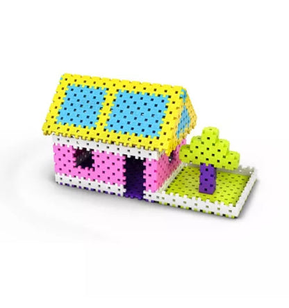 Meli - Bloques Basic Pastel, Travel Box, 500 piezas