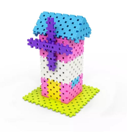 Meli - Bloques Basic Pastel, Travel Box, 500 piezas