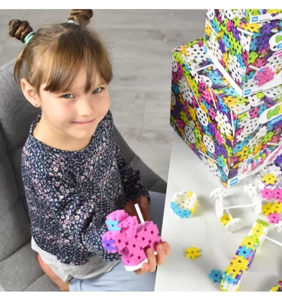 Meli - Basic Constructor Pastel Blocks, 200 pieces