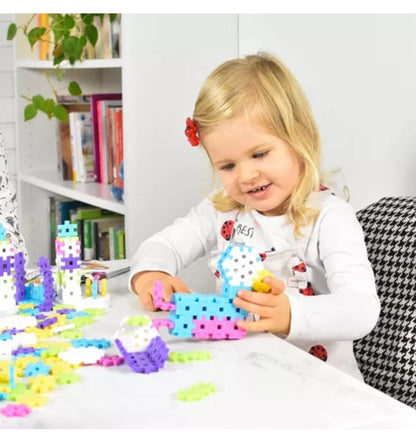 Meli - Basic Constructor Pastel Travel Box Blocks, 250 pcs