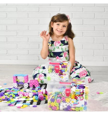 Meli - Basic Constructor Pastel Travel Box Blocks, 250 pcs