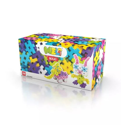 Meli - Bloques Maxi Pastel, 100 piezas