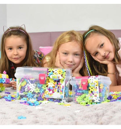 Meli - Bloques Basic Pastel, Travel Box, 250 piezas