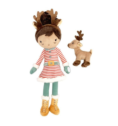 Evi, muñeca de trapo especial navidad