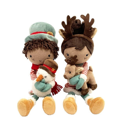 Evi, muñeca de trapo especial navidad