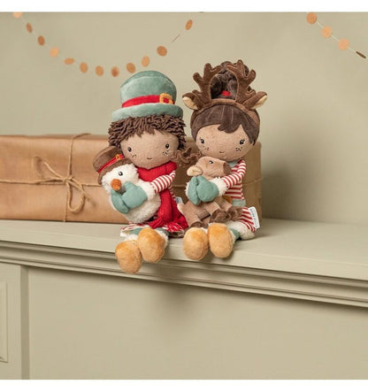 Evi, muñeca de trapo especial navidad