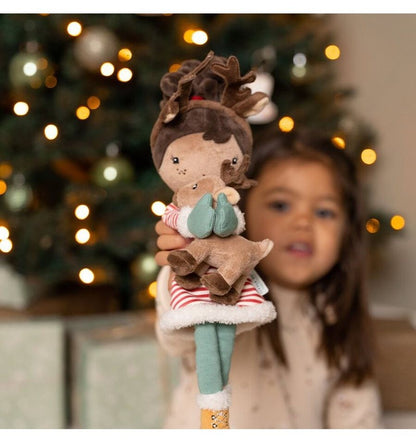 Evi, muñeca de trapo especial navidad