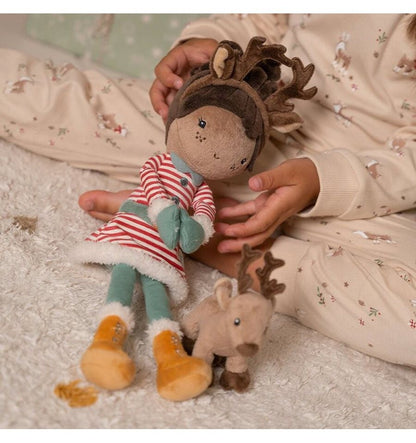 Evi, muñeca de trapo especial navidad