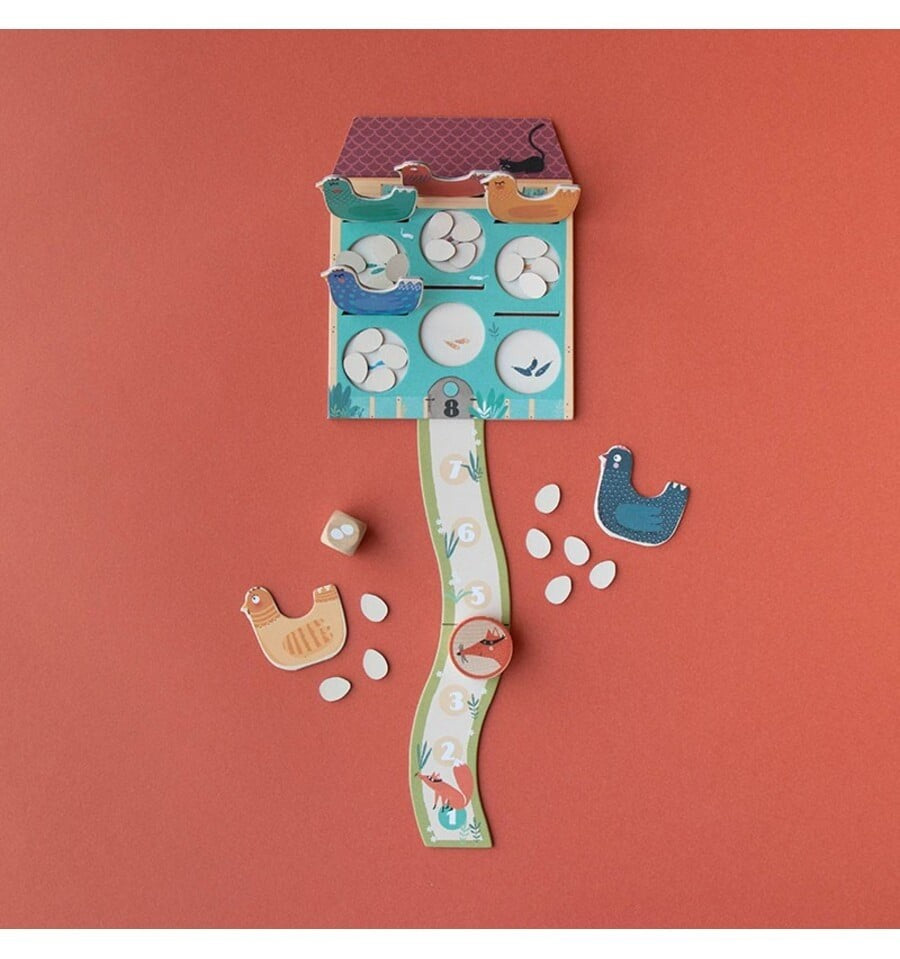 Cluck, Cluck! Pocket, Cooperative Board Game