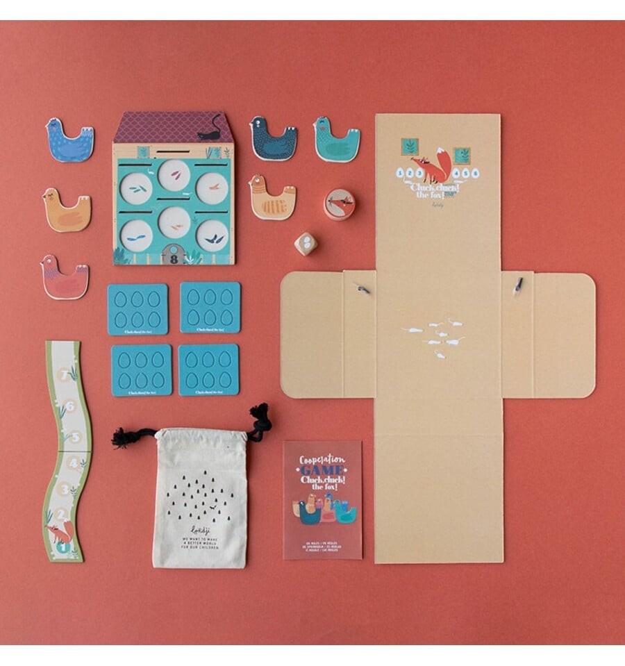 Cluck, Cluck! Pocket, Cooperative Board Game