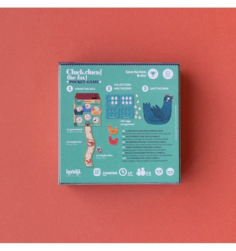 Cluck, Cluck! Pocket, Cooperative Board Game