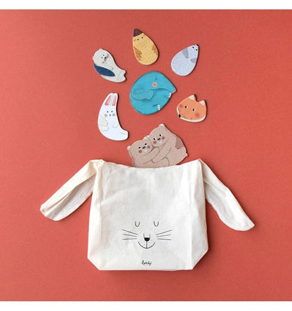 Mãe, 7 quebra-cabeças de 3 peças