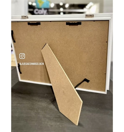 Marco A4 para Almacenar Dibujos Negro