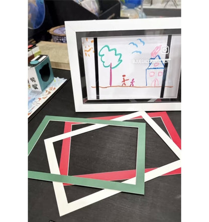 Marco A4 para Almacenar Dibujos Negro