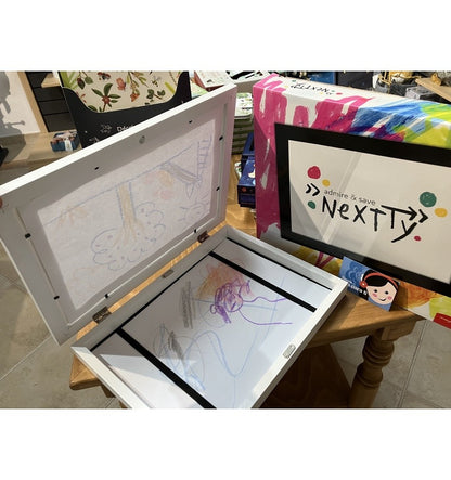 Marco A4 para Almacenar Dibujos Negro