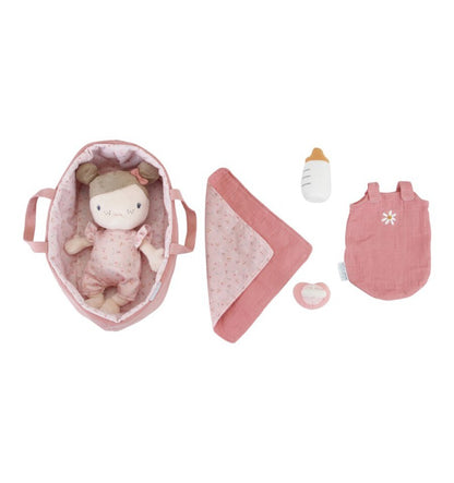 Bebé Rosa con canastilla