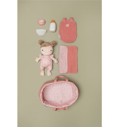 Bebé Rosa con canastilla