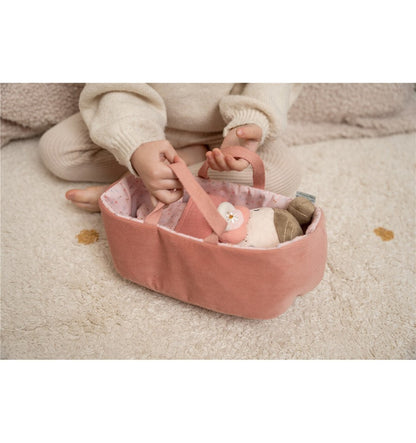 Bebé Rosa con canastilla